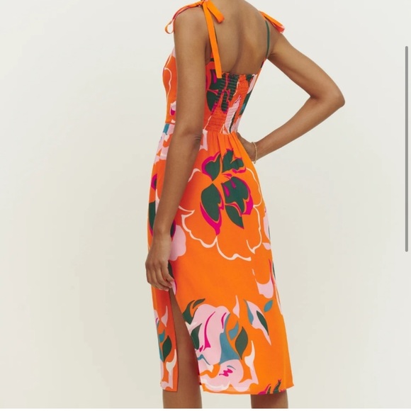 NWT Reformation Besse Dress in Electra size 4 - Picture 3 of 10